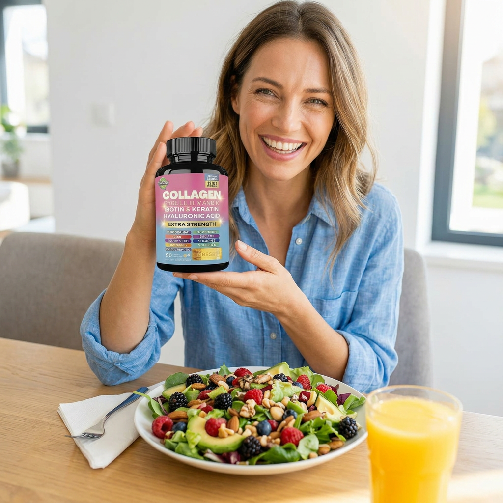 Maria com o EnergyQ Collagen 14 in 1