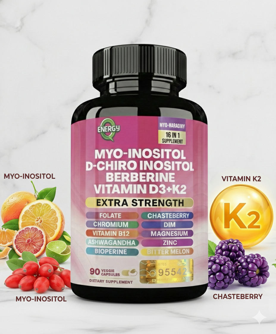 Myo-Inositol Harmony 16 in 1 com frutas e ingredientes